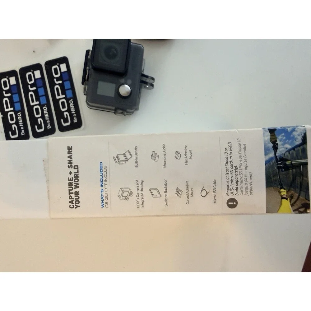 GoPro Hero+ plus 2015 with Accessories, Action Waterproof Case Video Camera